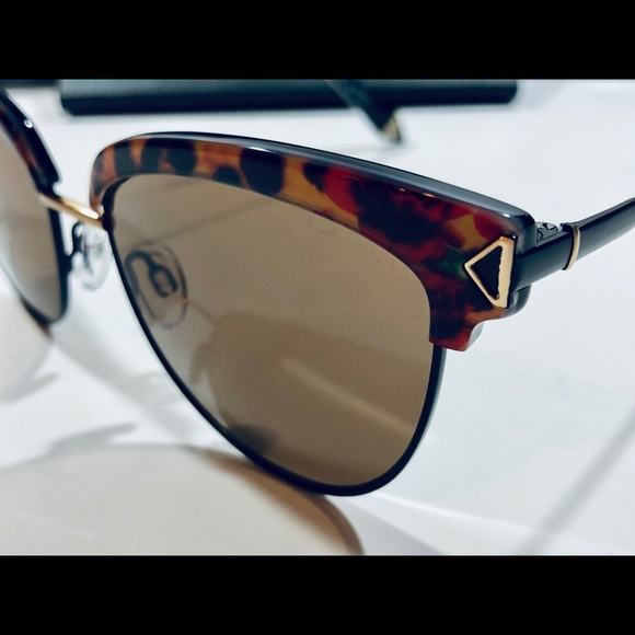 La Matta Sunglasses Havana Brow Black Red; w/Brown - Picture 6 of 8